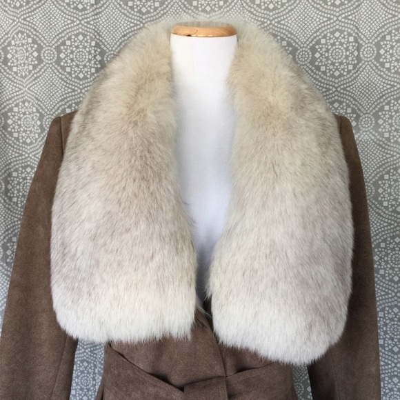 Vintage Nordstrom Real Fur Maxi Wrap Jacket - Picture 2 of 7
